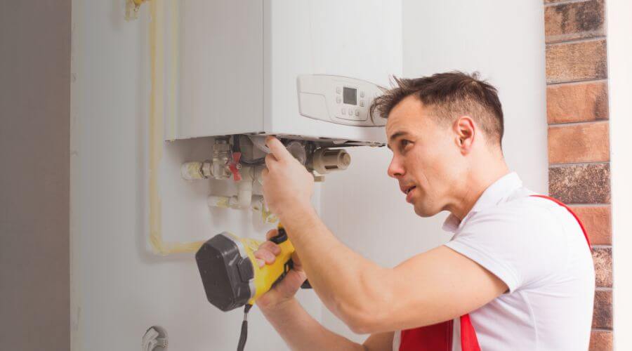 Local tankless water heater installation in Hope, IN